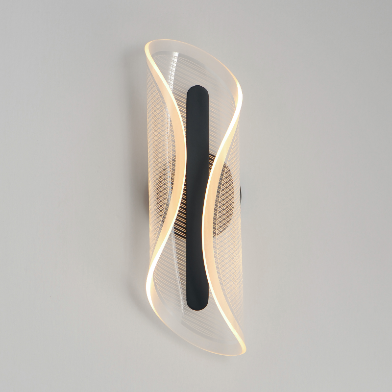 ET2 E24711 Manta 1-lt 17" Tall LED Wall Sconce - Black