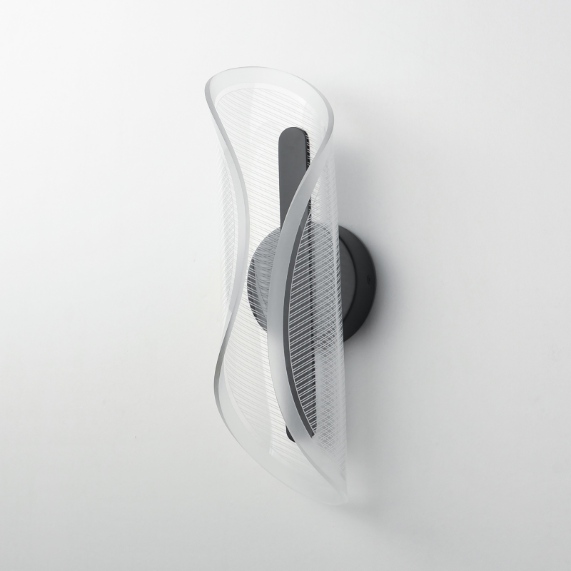 ET2 E24711 Manta 1-lt 17" Tall LED Wall Sconce - Black