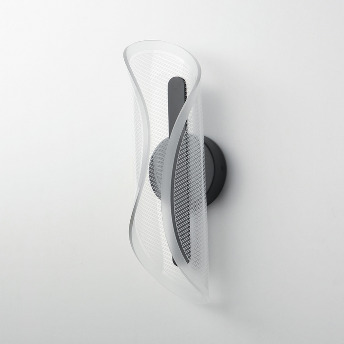 ET2 E24711 Manta 1-lt 17" Tall LED Wall Sconce - Black