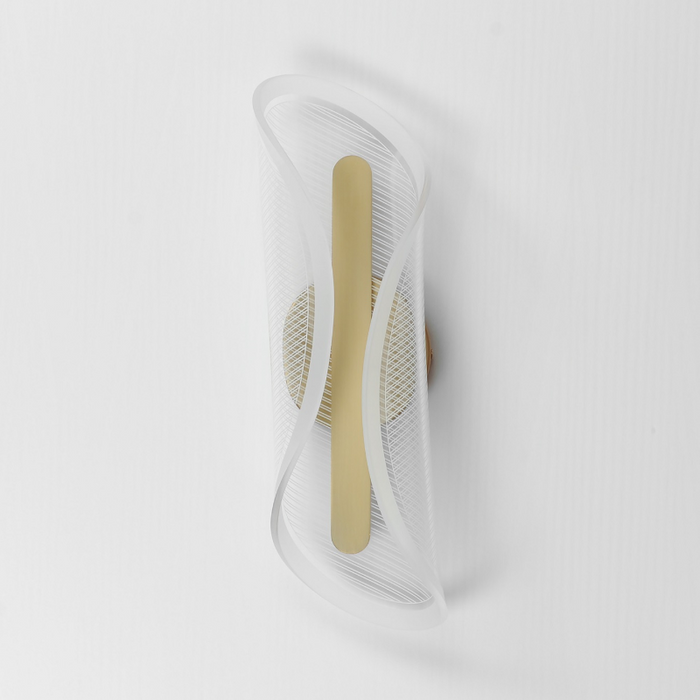 ET2 E24711 Manta 1-lt 17" Tall LED Wall Sconce - Gold