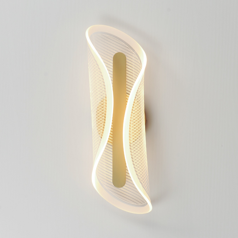 ET2 E24711 Manta 1-lt 17" Tall LED Wall Sconce - Gold
