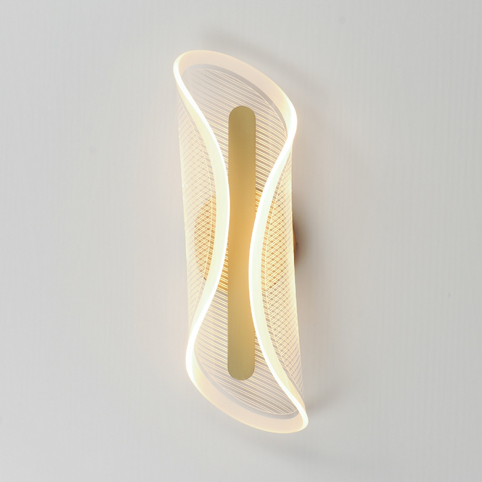 ET2 E24711 Manta 1-lt 17" Tall LED Wall Sconce - Gold