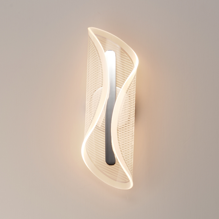 ET2 E24711 Manta 1-lt 17" Tall LED Wall Sconce - Polished Chrome