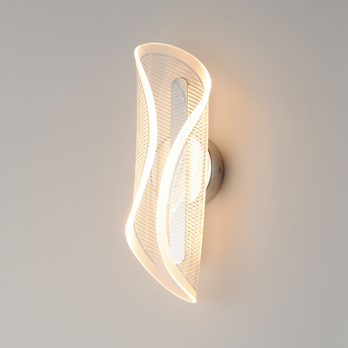 ET2 E24711 Manta 1-lt 17" Tall LED Wall Sconce - Polished Chrome