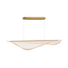 ET2 E24714 Manta 1-lt 47" LED Linear Pendant - Gold