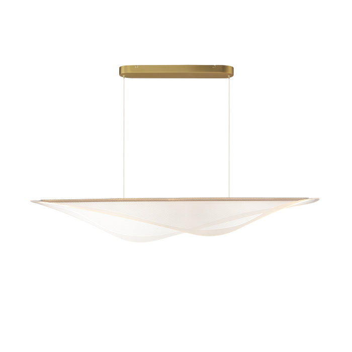 ET2 E24716 Manta 1-lt 59" LED Linear Pendant - Gold