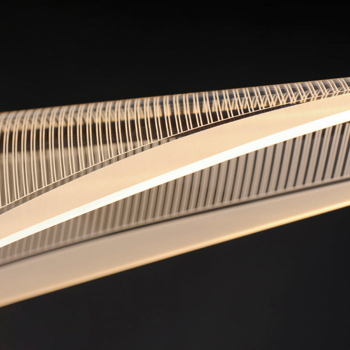 ET2 E24716 Manta 1-lt 59" LED Linear Pendant - Gold