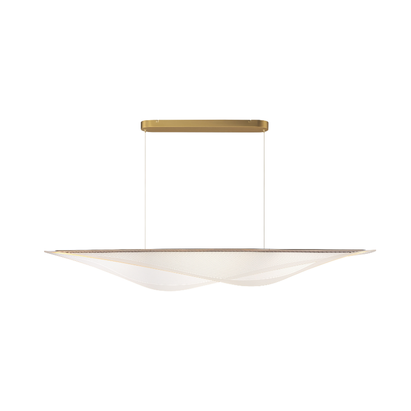 ET2 E24718 Manta 1-lt 71" LED Linear Pendant - Gold