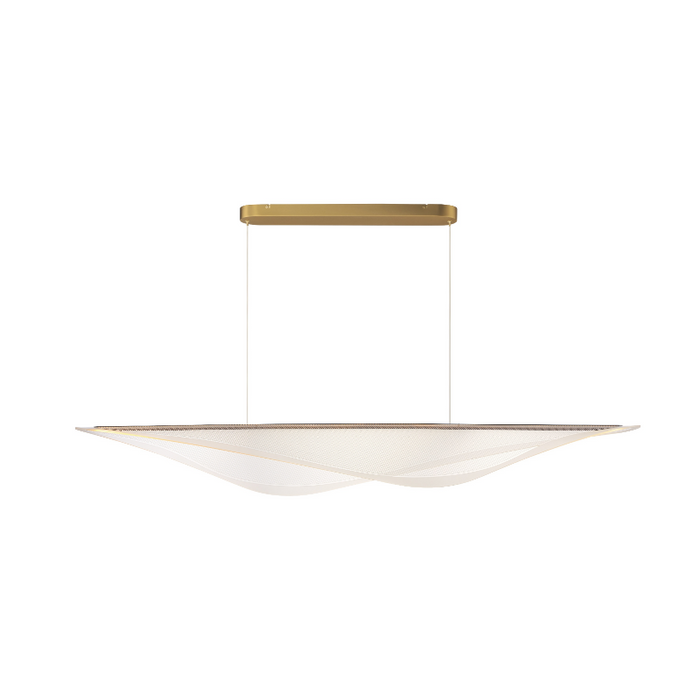 ET2 E24718 Manta 1-lt 71" LED Linear Pendant - Gold