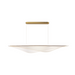 ET2 E24718 Manta 1-lt 71" LED Linear Pendant - Gold