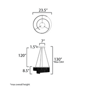 ET2 E24772 Sonata 1-lt 24" LED Pendant