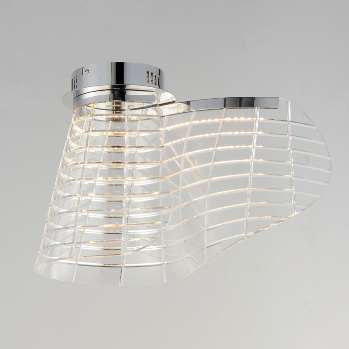 ET2 E24810 Tartan 1-lt 16" LED Flush Mount, 3CCT Selectable