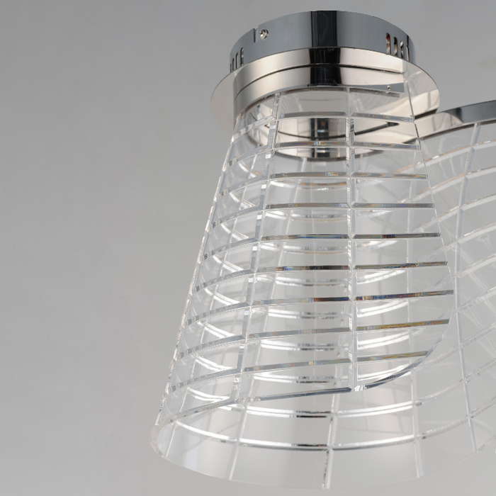 ET2 E24810 Tartan 1-lt 16" LED Flush Mount, 3CCT Selectable