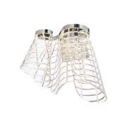 ET2 E24811 Tartan 1-lt 15" LED Wall Sconce, 3CCT Selectable - Polished Chrome