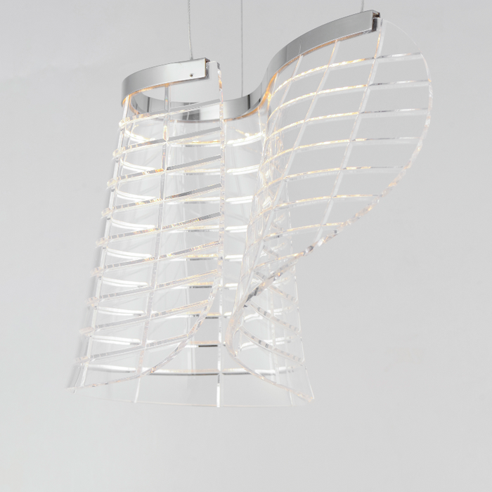 ET2 E24812 Tartan 1-lt 16" LED Pendant, 3CCT Selectable