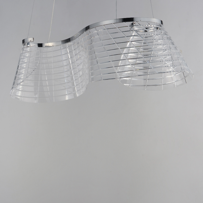 ET2 E24814 Tartan 1-lt 32" LED Linear Pendant, 3CCT Selectable