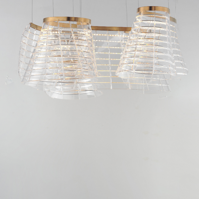 ET2 E24816 Tartan 3-lt 30" LED Pendant, 3CCT Selectable