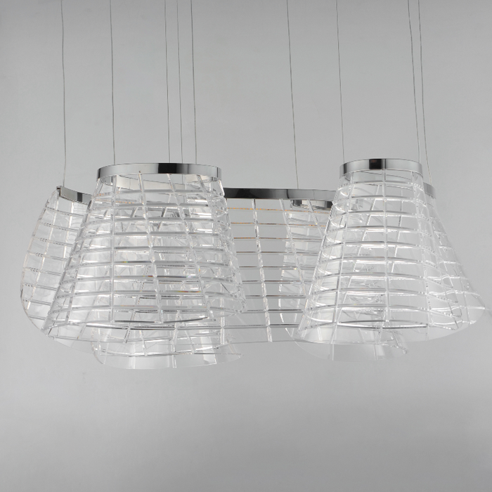 ET2 E24816 Tartan 3-lt 30" LED Pendant, 3CCT Selectable