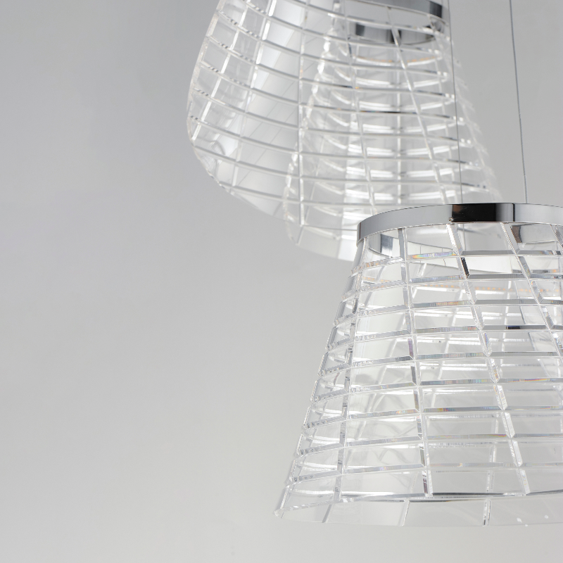 ET2 E24816 Tartan 3-lt 30" LED Pendant, 3CCT Selectable