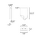 ET2 E24871 Rinkle 1-lt 17" Tall LED Wall Sconce