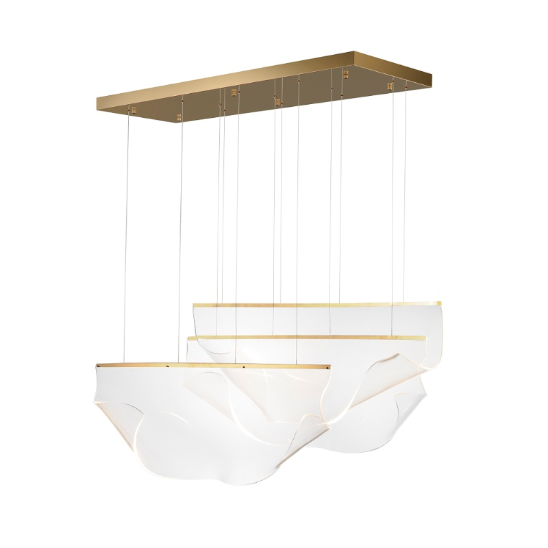 ET2 E24873 Rinkle 3-lt 51" LED Linear Pendant