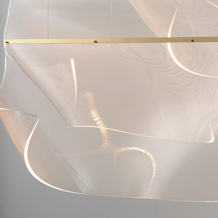 ET2 E24873 Rinkle 3-lt 51" LED Linear Pendant