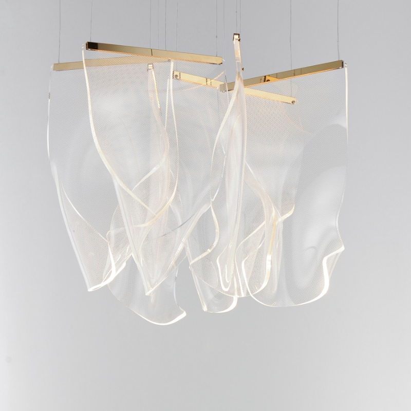 ET2 E24875 Rinkle 6-lt 22" LED Pendant