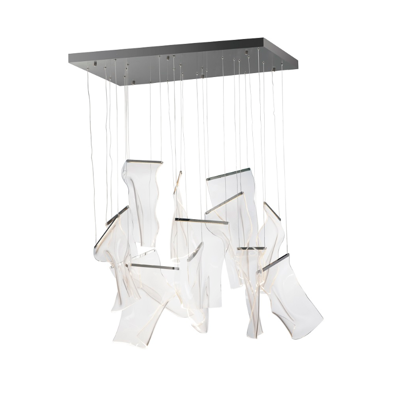 ET2 E24878 Rinkle 13-lt 36" LED Linear Pendant