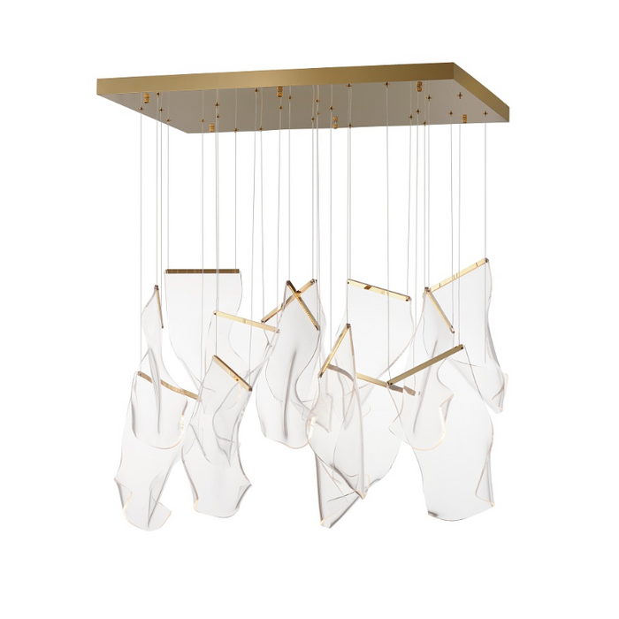 ET2 E24878 Rinkle 13-lt 36" LED Linear Pendant