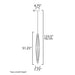 ET2 E24895 Quasar 1-lt 51" LED Pendant