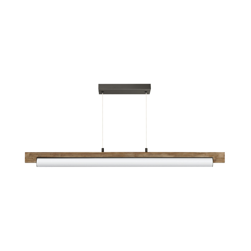 ET2 E24932 Joist 1-lt 45" LED Horizontal Pendant - Driftwood/Charcoal