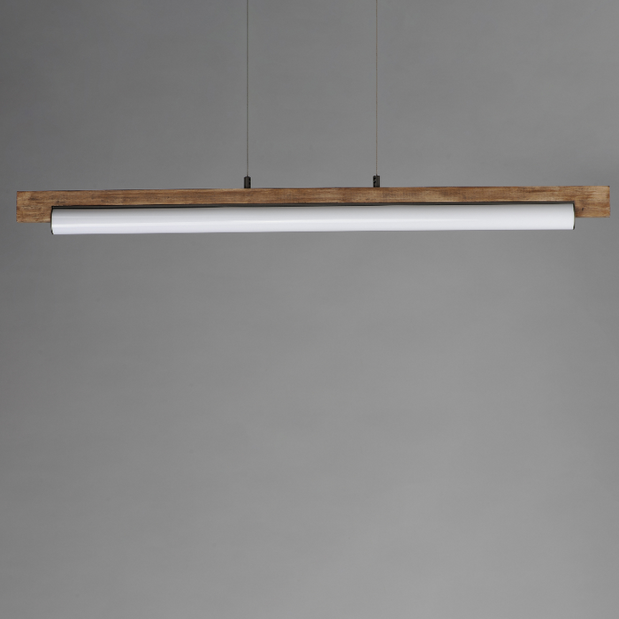 ET2 E24932 Joist 1-lt 45" LED Horizontal Pendant - Driftwood/Charcoal