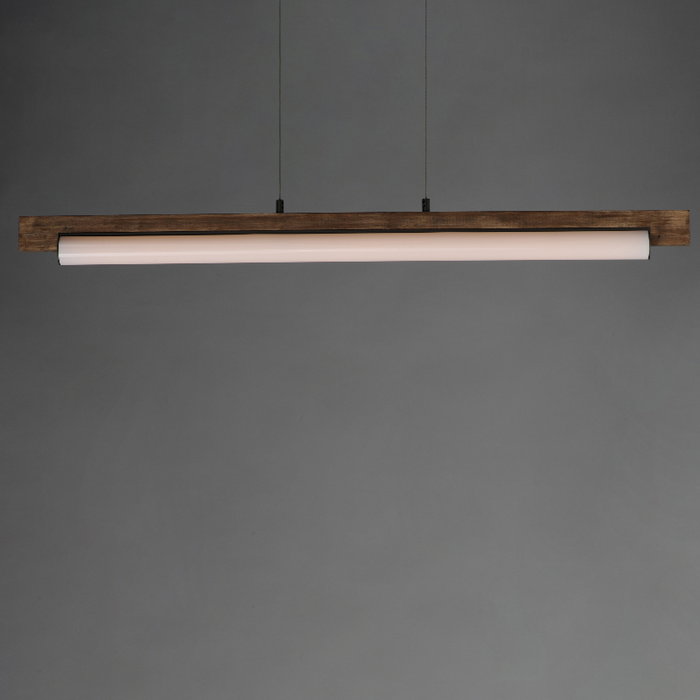 ET2 E24932 Joist 1-lt 45" LED Horizontal Pendant - Driftwood/Charcoal
