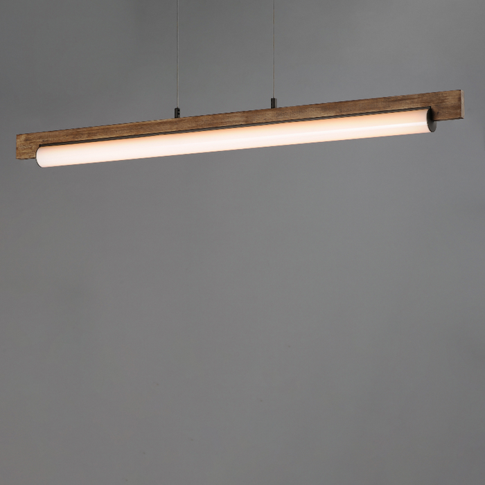 ET2 E24932 Joist 1-lt 45" LED Horizontal Pendant - Driftwood/Charcoal