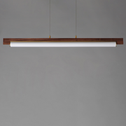 ET2 E24932 Joist 1-lt 45" LED Horizontal Pendant - White Alabaster/Natural Aged Brass