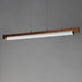 ET2 E24932 Joist 1-lt 45" LED Horizontal Pendant - White Alabaster/Natural Aged Brass