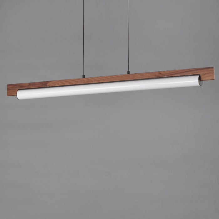 ET2 E24932 Joist 1-lt 45" LED Horizontal Pendant - Walnut/Black