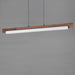 ET2 E24932 Joist 1-lt 45" LED Horizontal Pendant - Walnut/Black