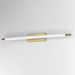 ET2 E24938 Joist 1-lt 45" LED Wall Sconce - White Alabaster/Natural Aged Brass