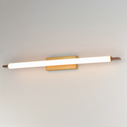 ET2 E24938 Joist 1-lt 45" LED Wall Sconce - White Alabaster/Natural Aged Brass