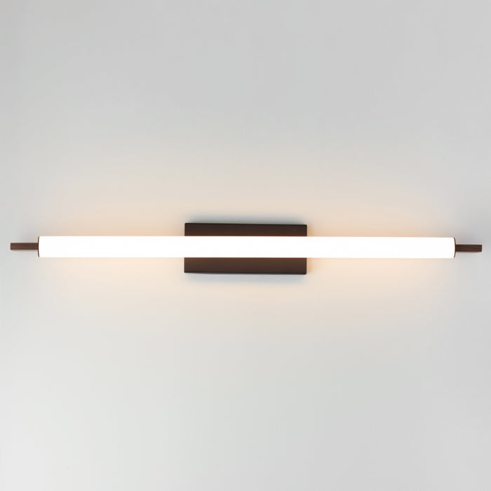 ET2 E24938 Joist 1-lt 45" LED Wall Sconce - Walnut/Black