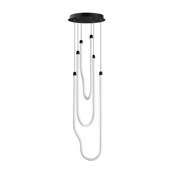 ET2 E24983 Soleil 3-lt 13" LED Pendant - Black