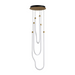 ET2 E24983 Soleil 3-lt 13" LED Pendant - Natural Aged Brass