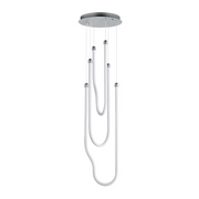 ET2 E24983 Soleil 3-lt 13" LED Pendant - Polished Chrome