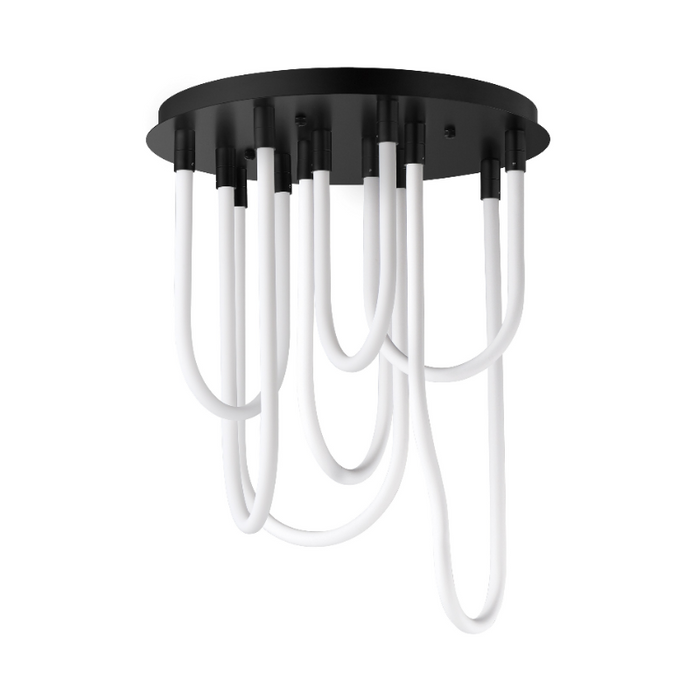 ET2 E24987 Soleil 7-lt 20" LED Flush Mount - Matte Black