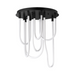 ET2 E24987 Soleil 7-lt 20" LED Flush Mount - Matte Black