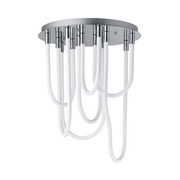ET2 E24987 Soleil 7-lt 20" LED Flush Mount - Polished Chrome