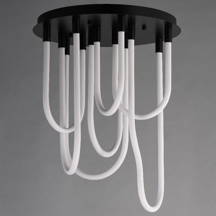 ET2 E24987 Soleil 7-lt 20" LED Flush Mount - Matte Black