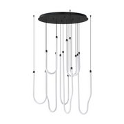 ET2 E24988 Soleil 8-lt 36" LED Pendant - Matte Black