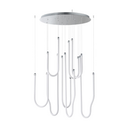 ET2 E24988 Soleil 8-lt 36" LED Pendant - Polished Chrome